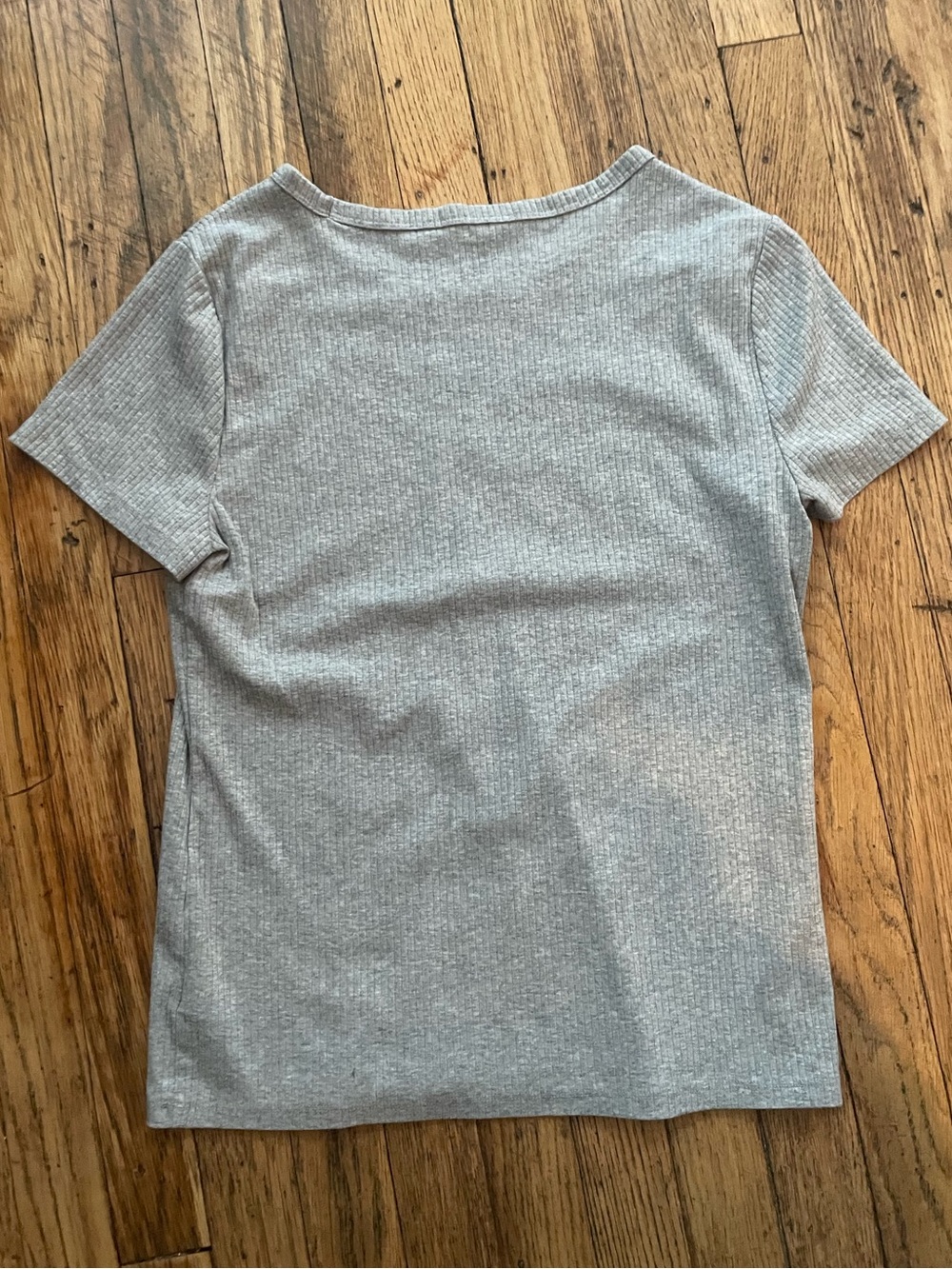 Gap Ribbed Tee, Size Large - Picture 3 of 4